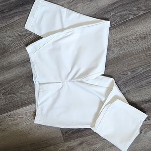 Rickis cream color cuff ankle pants.